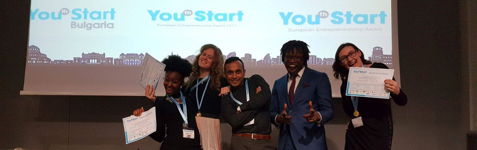 Jeanne van Ittersum wint goud bij YouthStart European Entrepeneur Award 2017