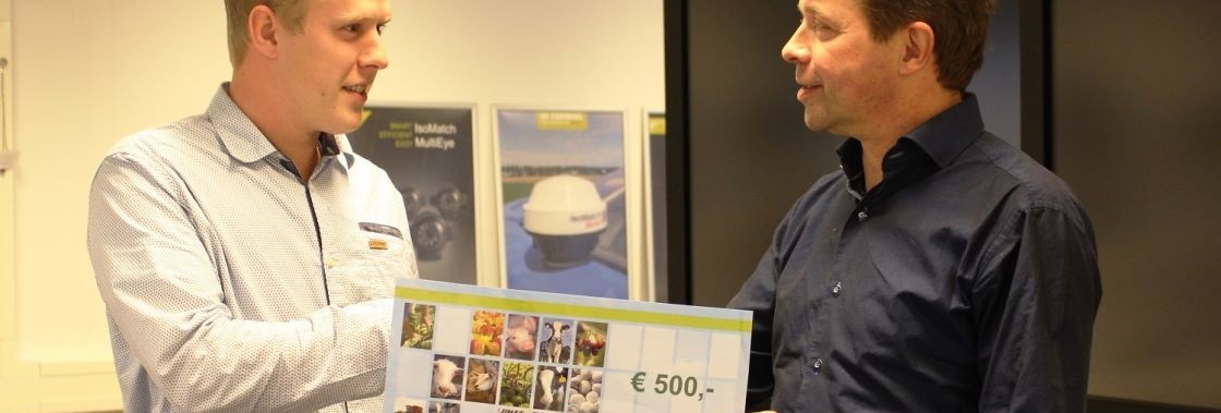 Aeres student Mitchel Mes Innovatieprijs 