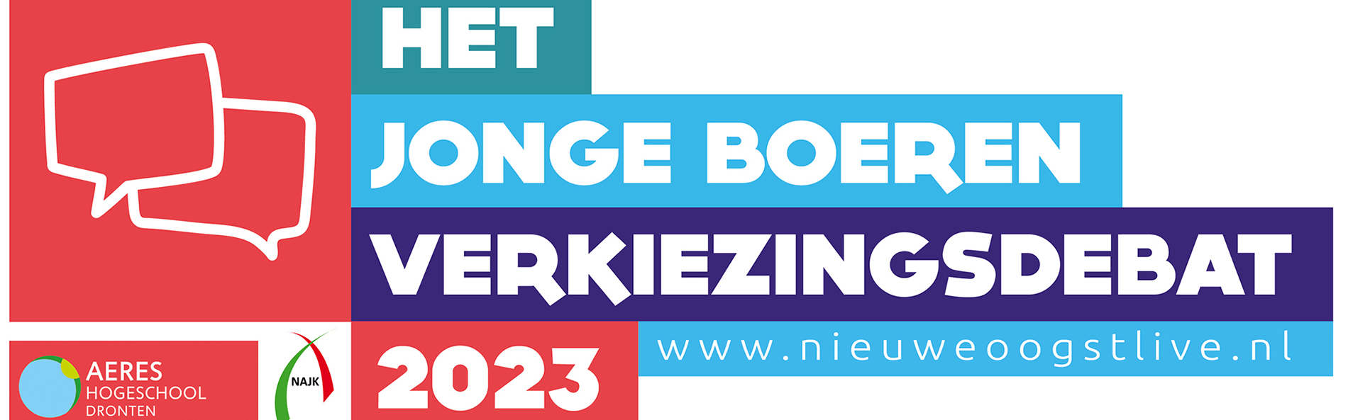 Jonge Boeren Verkiezingsdebat 2023 bij Aeres Hogeschool Dronten