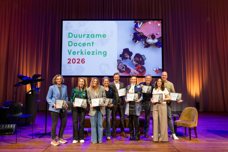Monique Bokdam (Aeres MBO Almere) wint Duurzame Docent Verkiezing 2026