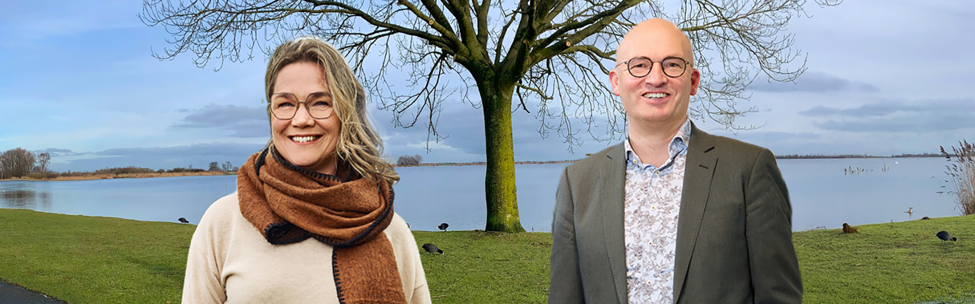 CvB Aeres Martine van Tilburg en Rien Komen