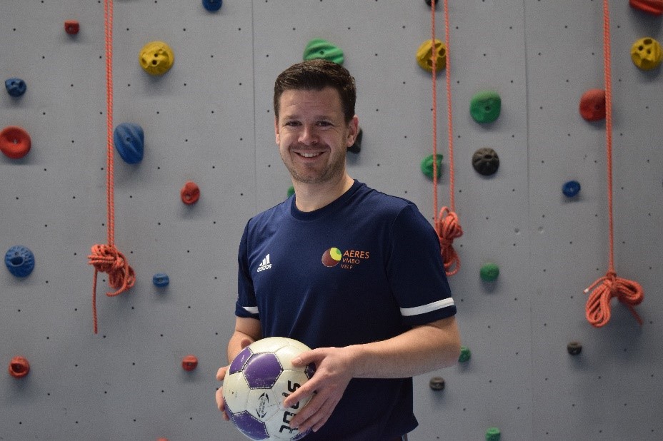 Jules van Meeteren, gymdocent bij Aeres VMBO Velp