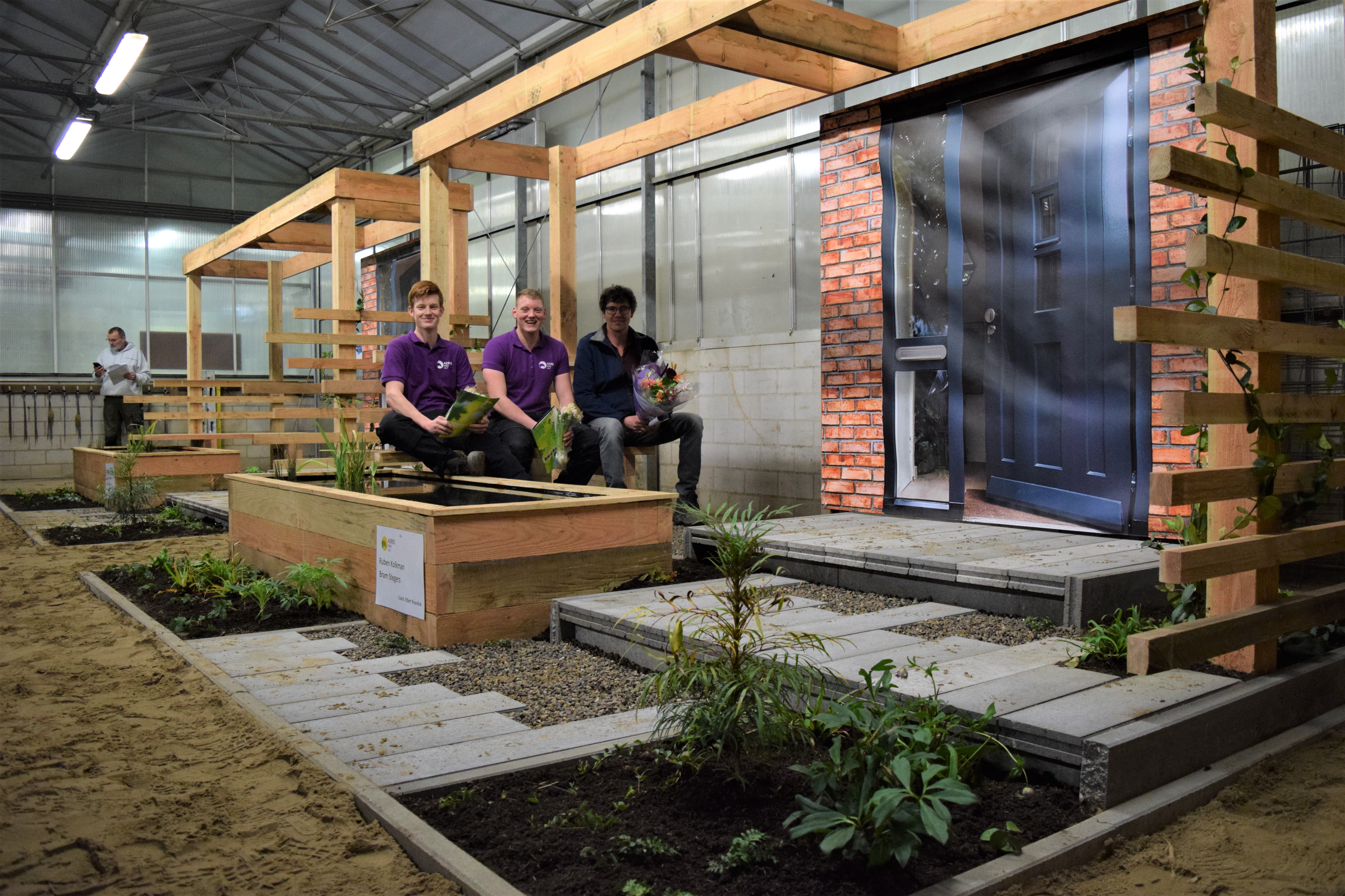 Ruben en Bram wedstrijd Tuinaanleg